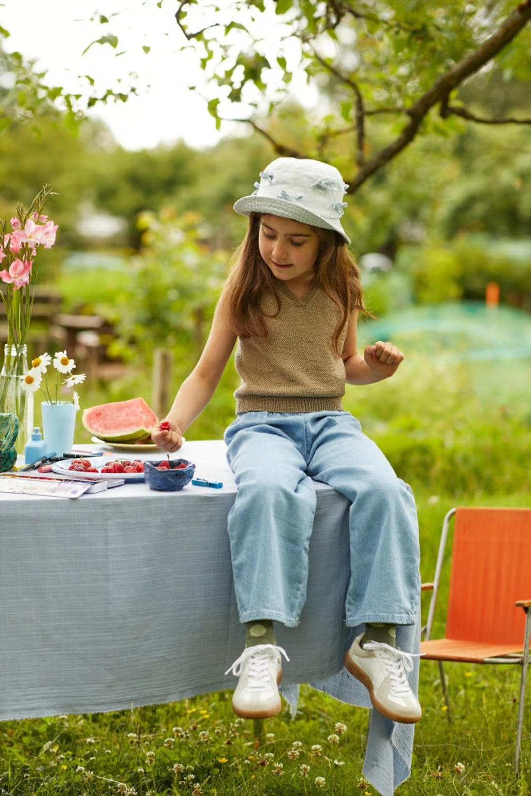 457-5 Rose sommervest