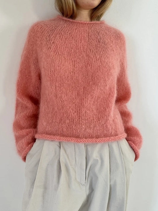 PLAIN YOKE SWEATER -25%