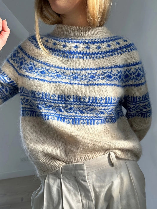 PORCELAIN YOKE SWEATER