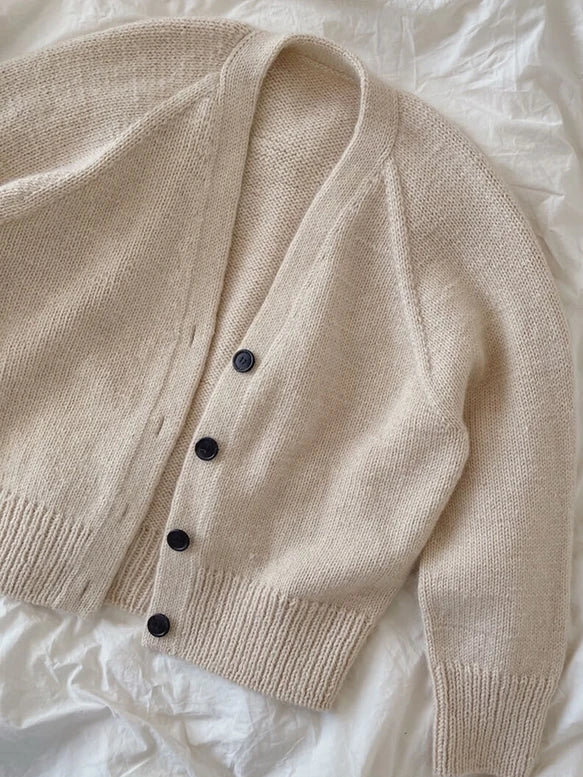 PETITEKNIT - CHAMPAGNE CARDIGAN